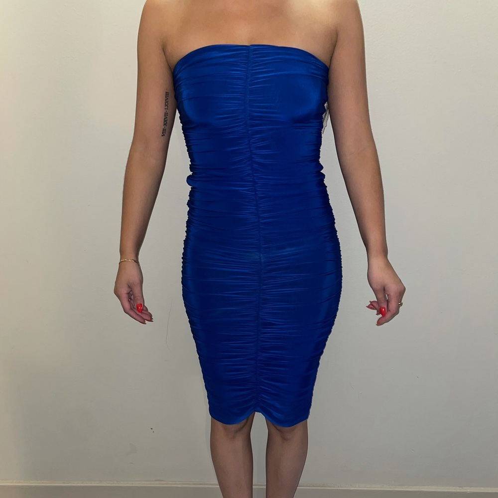 Royal blue dress